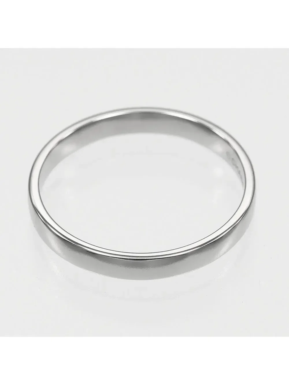 Chanel John Eternal Band Ring Platinum #327472C95B